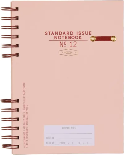 Vista 12 de DesignWorks Ink Cuaderno de edición estándar No. 12 – 6" x 8.25" pulgadas, planificador diario sin fecha y diario de escritura, 192 páginas rayadas