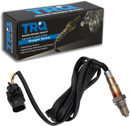 Vista 173 de TRQ Sensor de Oxígeno O2 de 4 Hilos de Banda Estrecha Compatible con VW Atlas 2.0L 2018-21, VW GTI 2.0L 2016-18, Audi A3 Quattro 2.0L 2015-18, VW