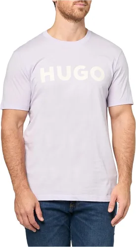 Vista 22 de Hugo Men's Print Logo Short Sleeve T-Shirt Blanco