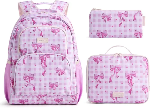 Vista 29 de mommore Juego de mochila para niños y niñas de 4 a 8 años A-dinosaurio
