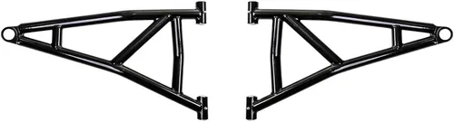 Vista 6 de SuperATV Brazos delanteros A inferiores de alta holgura resistentes para Polaris RZR XP Turbo/XP 4 Turbo 2016-2021, color negro, incluye rótulas