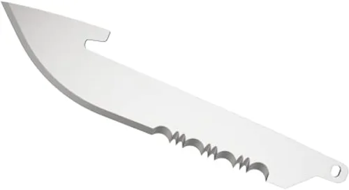 Vista 6 de OUTDOOR EDGE Paquete de Cuchillas de 3.0" Punta Caída con Dentado (Negro, 6 Cuchillas), Código de Compatibilidad de Cuchilla 300