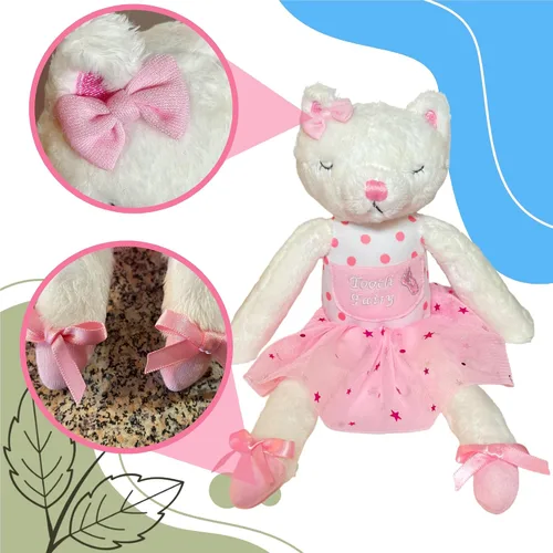 Vista 6 de Caterina - Almohada de hada de dientes de gato para niñas, muñeca de hada de dientes de bailarina