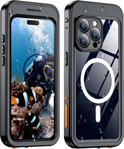 Vista 43 de Funda impermeable para iPhone 12, impermeable, antideslizante, a prueba de golpes, para iPhone 12, color negro