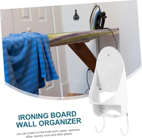 Vista 3 de Veemoon Soporte para tabla de planchar para colgar en la pared, material Pbt, resistente al calor, fácil de instalar