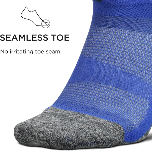 Vista 3 de Feetures Elite Light Cushion Mini Crew Sock - Calcetines deportivos con compresión dirigida - (1 par)