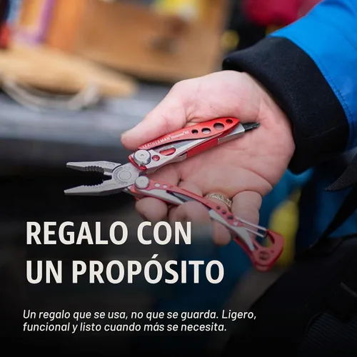 Vista 6 de LEATHERMAN, Skeletool RX - Multiherramienta con cuchillo dentado