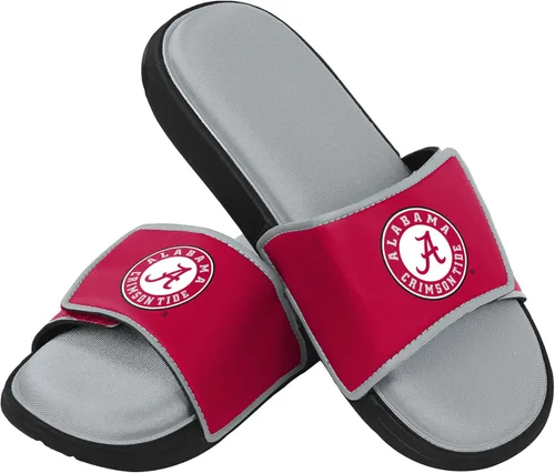 Vista 210 de FOCO Sandalias deportivas de espuma para ducha con logotipo de equipo universitario de la NCAA para hombre