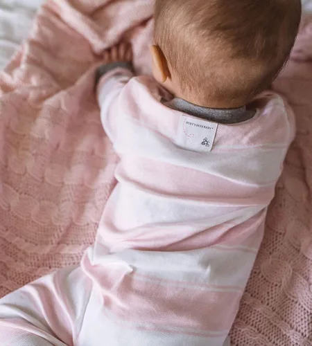 Vista 3 de Burts Bees Baby - Pijama de una pieza de 100 algodón orgánico con cremallera frontal mameluco de bebé para dormir