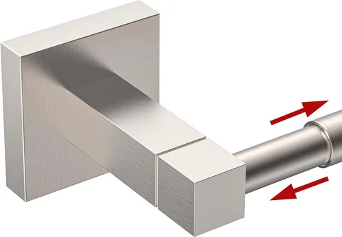 Vista 17 de RUACQ Barra para toallas de 18 pulgadas, Soportes para toallas para baño, Soporte para toallas de acero inoxidable 304 montado en la pared, Barra