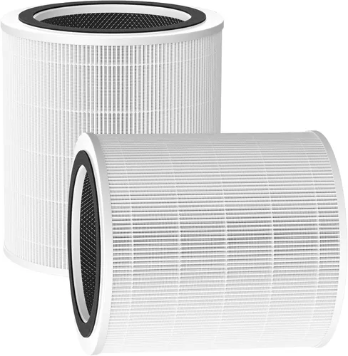 Vista 4 de 1-Pack LV-H133 Replacement Filter Compatible with LV-H133 LV-H133-RF Air Purifier, 3-in-1 Filtration System