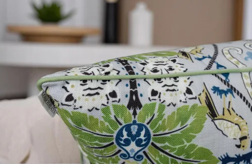 Vista 5 de Shorey Wild Impreso 45x45 cm Funda de Cojín - Funda de Cojín Cuadrada - Acento Decorativo para Sofá, Sillón, Silla, Dormitorio, Estilo Granja