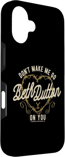 Vista 3 de Funda para iPhone 16 Yellowstone Beth Dutton Don't Make Me
