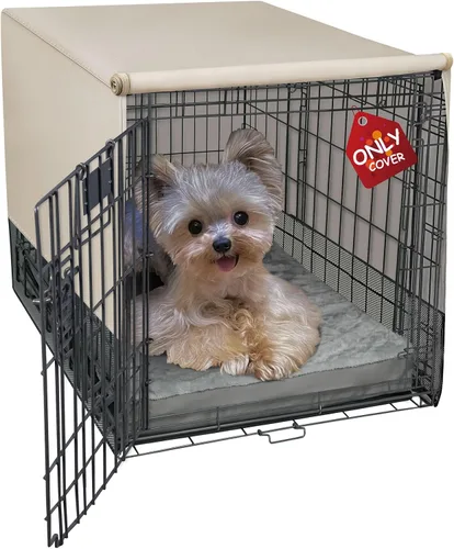 Vista 17 de Explore Land Funda transpirable para jaula de perro, ventilación de malla de 4 lados, funda básica para perrera para mascotas, todos los lados