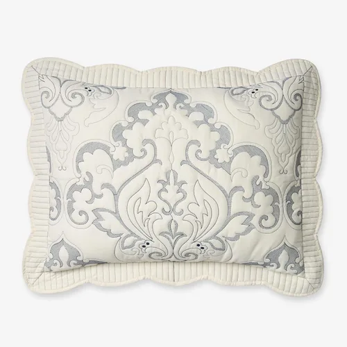 Vista 29 de BrylaneHome Amelia - Funda de almohada King, color rosa baya.