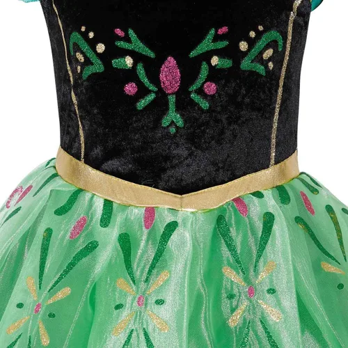 Vista 4 de LOEL Disfraces de princesa, disfraz de fiesta de cumpleaños, disfraz de cosplay para niñas pequeñas, 3-4T