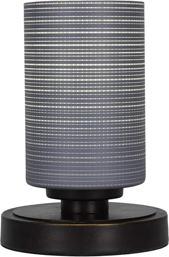 Vista 30 de Luna - Lámpara de mesa con 1 luz en granito oscuro (51-DG-300)