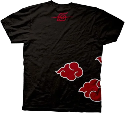 Vista 2 de Naruto Shippuden Anti-Leaf Village Akatsuki Clouds Camiseta