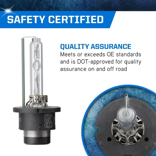 Vista 3 de PEAK Bombilla de repuesto para faros delanteros de xenón HID D4S