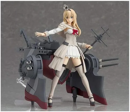 Vista 7 de Max Factory Kancolle: Figura de acción Warspite Figma, marrón, beige, gris, 6 pulgadas
