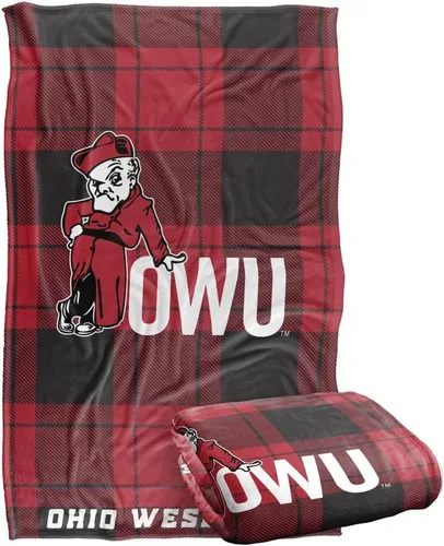 Vista 69 de LOGOVISION St John's University Campus Plaid Spirit Silky Touch Manta súper suave 36 x 58 pulgadas