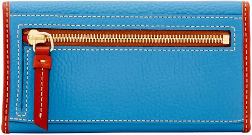 Vista 4 de Dooney & Bourke Billetera, cartera de embrague continental de grano de guijarros