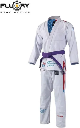 Vista 3 de FLUORY JJ Gi, uniforme brasileño Jiu Jitsu para hombres y mujeres