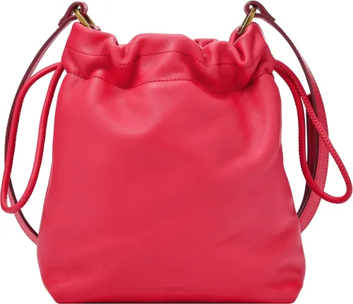 Vista 3 de Fossil Gigi - Bolso bandolera pequeño de cuero con cordón para mujer