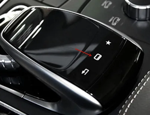Vista 5 de Cubierta negra del panel táctil del controlador central para Mercedes Benz GLC Clase W253 2015-2021