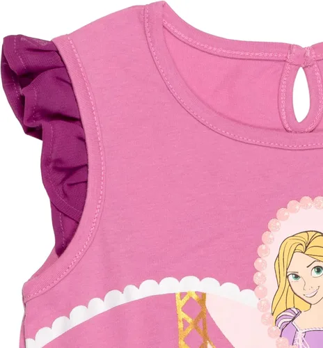 Vista 5 de Disney Princess Moana Frozen Ariel Cenicienta Tiana - Mameluco y falda para niñas pequeñas a niños grandes