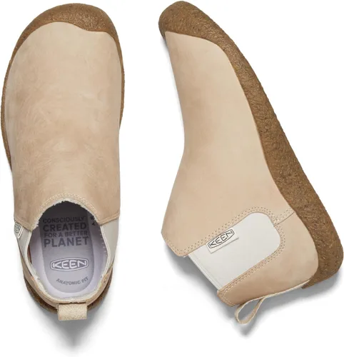 Vista 4 de KEEN Mosey Chelsea de cuero sin cordones para mujer
