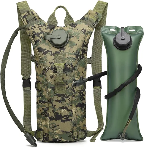Vista 10 de Mochila de hidratación para correr, chaleco ligero con bolsa de mochila de agua de 3 litros, sin BPA para senderismo, maratón, ciclismo