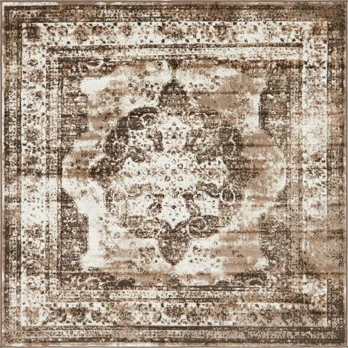 Vista 84 de Unique Loom, colección Sofía - Alfombra de la colección Salle Garnier (4' 1" x 6' 1", turquesa/azul, rectangular)