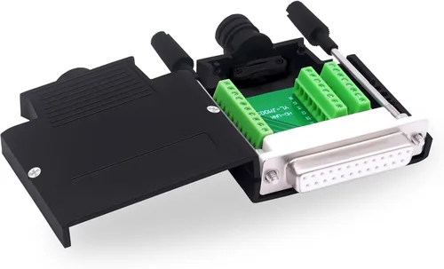 Vista 8 de DB25 Macho Solderless Conector Breakout Board