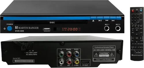 Vista 2 de 1080p HDMI código región multi reproductor de DVD gratis con reproducción USB y funciones de karaoke y un micrófonos