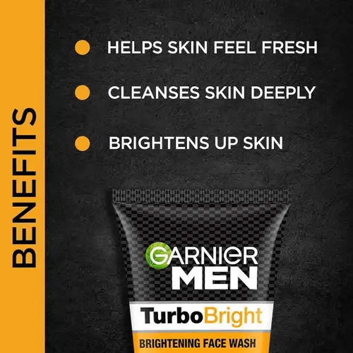 Vista 5 de Garnier Men TurboBright - Jabón facial, 100 g