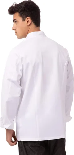 Vista 2 de Chef Works Monza Executive Chef Coat para hombre