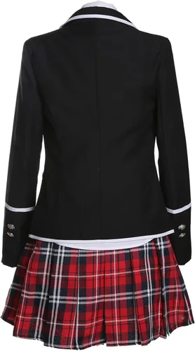Vista 2 de URSFUR Uniforme escolar japonés, para mujer, disfraz de anime y niña