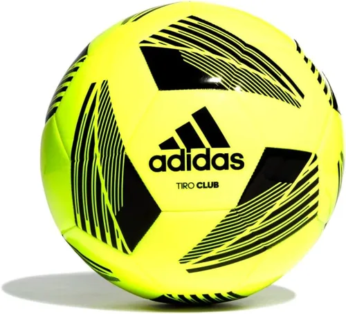 Vista 5 de Balón de fútbol unisex para adultos adidas Tiro Match Limón lúcido/Negro/Rojo Lucido/Hierro Metálico/Liga