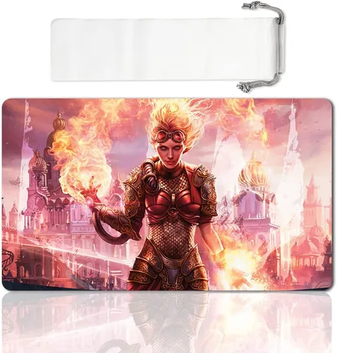 Vista 34 de Juego de mesa MTG Playmat Games Tamaño 60X35 cm CCG Compatible para MTG CCG RPG Juego de cartas coleccionables (Ajani Steadfast)