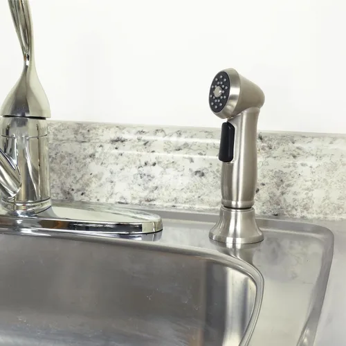 Vista 4 de Danco 10337 - Aerosol lateral universal para fregadero de cocina, níquel cepillado