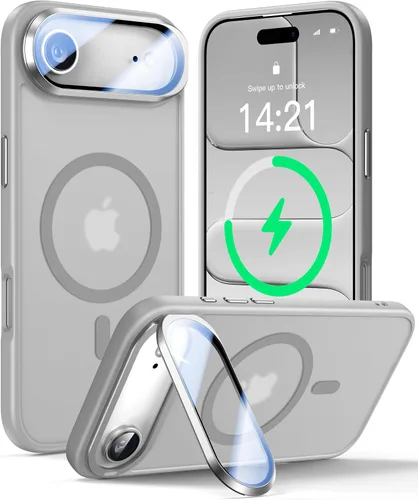 Vista 46 de VOFATA [Protección Completa Mejorada de la Cámara] para Funda iPhone Air con Cubierta de Cámara con Soporte [Compatible con MagSafe][Protección