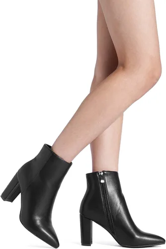 Vista 5 de DREAM PAIRS - Botines de mujer de tacón alto y grueso