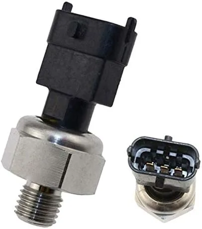 Vista 4 de LOGEA Interruptor de sensor de presión Sensor de alta presión de carril de combustible de aleación de aluminio 24418424 6235649 Compatible con Opel