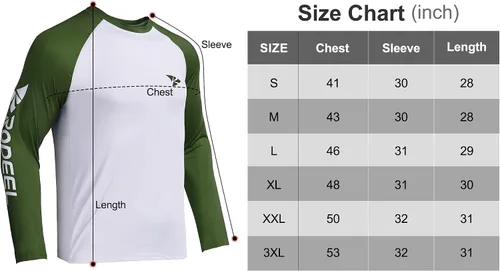 Vista 5 de Rodeel Marlin - Camiseta de pesca prémium con protección solar UPF +50, transpirable, manga larga para hombre