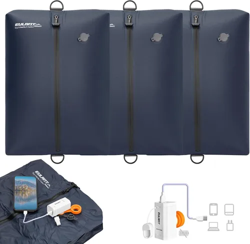 Vista 15 de Bolsas de vacío de viaje, bolsa de compresión de vacío impermeable IPX8 Bolsas de vacío para viajes con bomba sin batería, TSA bolsas