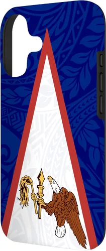 Vista 2 de Flag of American Samoa Phone Case Island Polynesian Samoan Case for iPhone 17