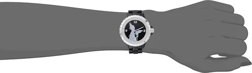 Vista 2 de Disney Adult Enamel Sparkle Analog Quartz Bracelet Watch