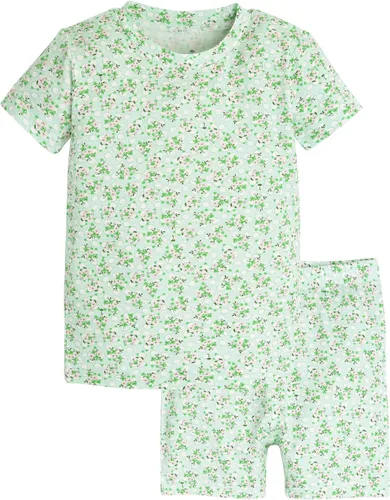 Vista 9 de moimoln - Pijamas unisex para bebés, niños y niñas, ligeros, de viscosa fresca para el verano, ajuste cómodo, para niños de 12m a 5T Long_forest