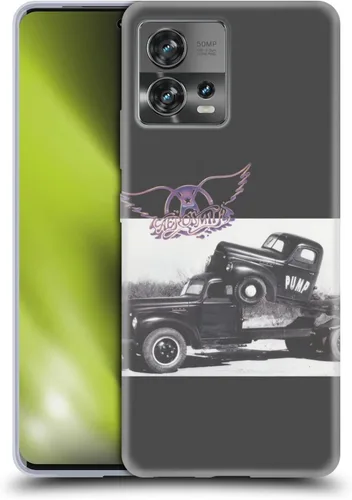 Vista 43 de Head Case Designs Officially Licensed Aerosmith 1987 Permanent Vacation Black and White Gel Case [Military Grade Protection] Compatible with Moto E7